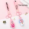 Pink Rabbit Keychain - Cartoon Doll Bag Pendant