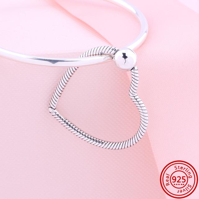 

Новый модный кулон в форме сердца O, брелок с бусинами, подходит для оригинального модного браслета, ожерелья, сделай сам, Женские ювелирные изделия