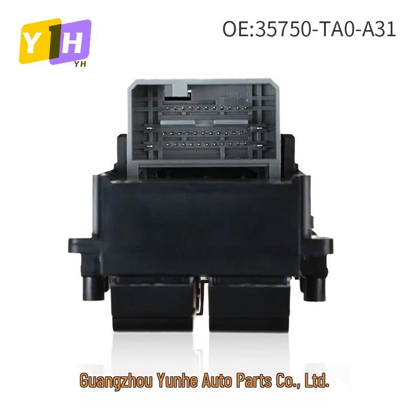 35750-TA0-A31: Compatible Power Window Switch for Honda Spirior
