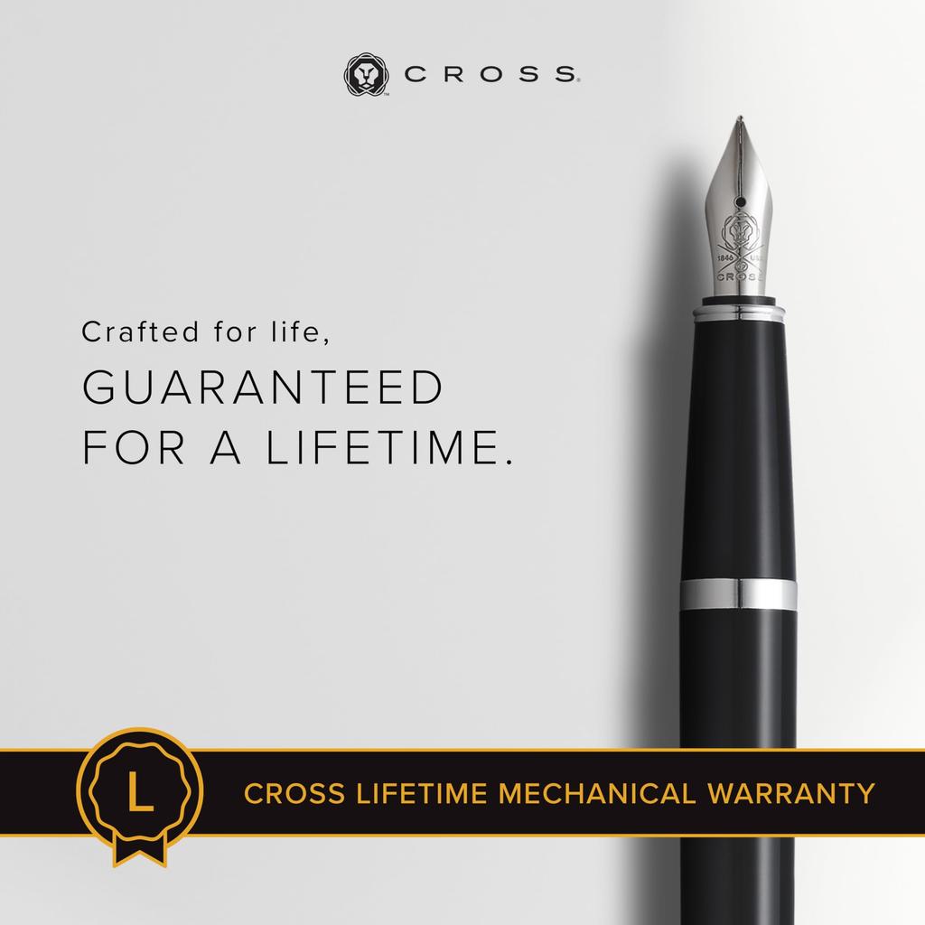 CROSS Bailey Light Black Fountain Pen F NAT0746-1FS