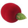 Flocked Ring Gift Box Red Apple Shaped Portable Earrings Necklace Rings Jewelry Storage Case