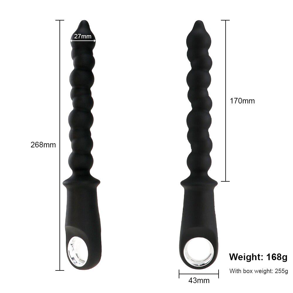 Verlängern Vibrator Anal Pull Perlen USB Aufladbare Anal Plug 10 Geschwindigkeiten Vibration G-punkt Stimulation Erwachsene Homosexuell Sex Spielzeug für Mann