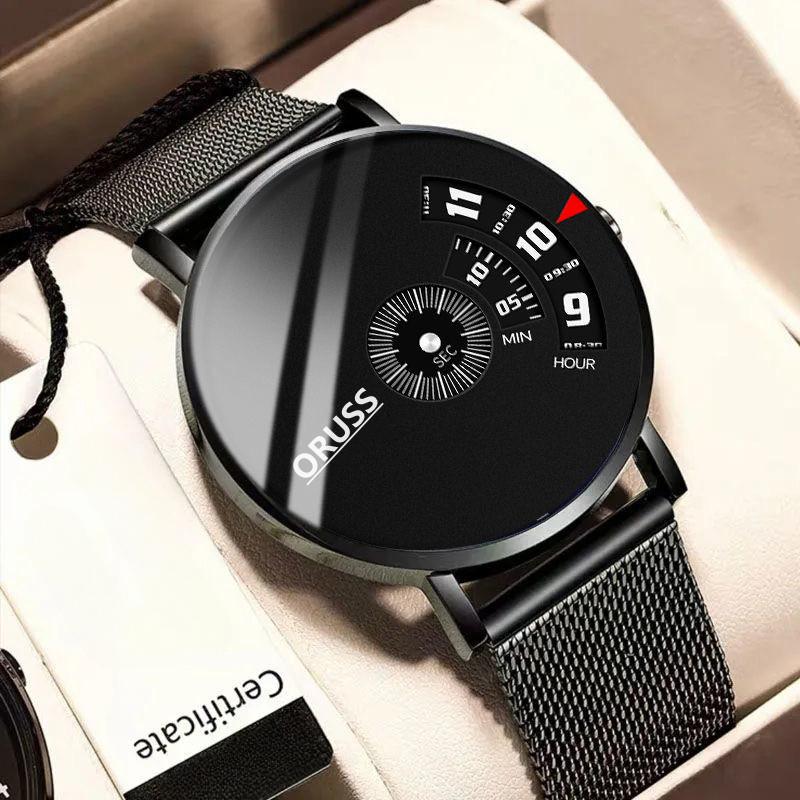 ORUSS New TOP Brand Luxury Men's Watch With Box Waterproof Calendar Men's Quartz Watches