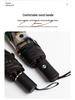 Colorful Transparent Automatic Folding Umbrella with Eight Ribs - High-End Feel and Portable Design