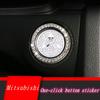 Auto Motor Startknopf Abdeckung Ring Aufkleber Dekoration Für Lancer 9 10 ASX L200 Colt Pajero Outlander Eclipse