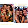 Glow Soccer Tattoos, Waterproof Temporary Freckle Stickers, Football Fan Body Art for Game Day, Night Party Makeup