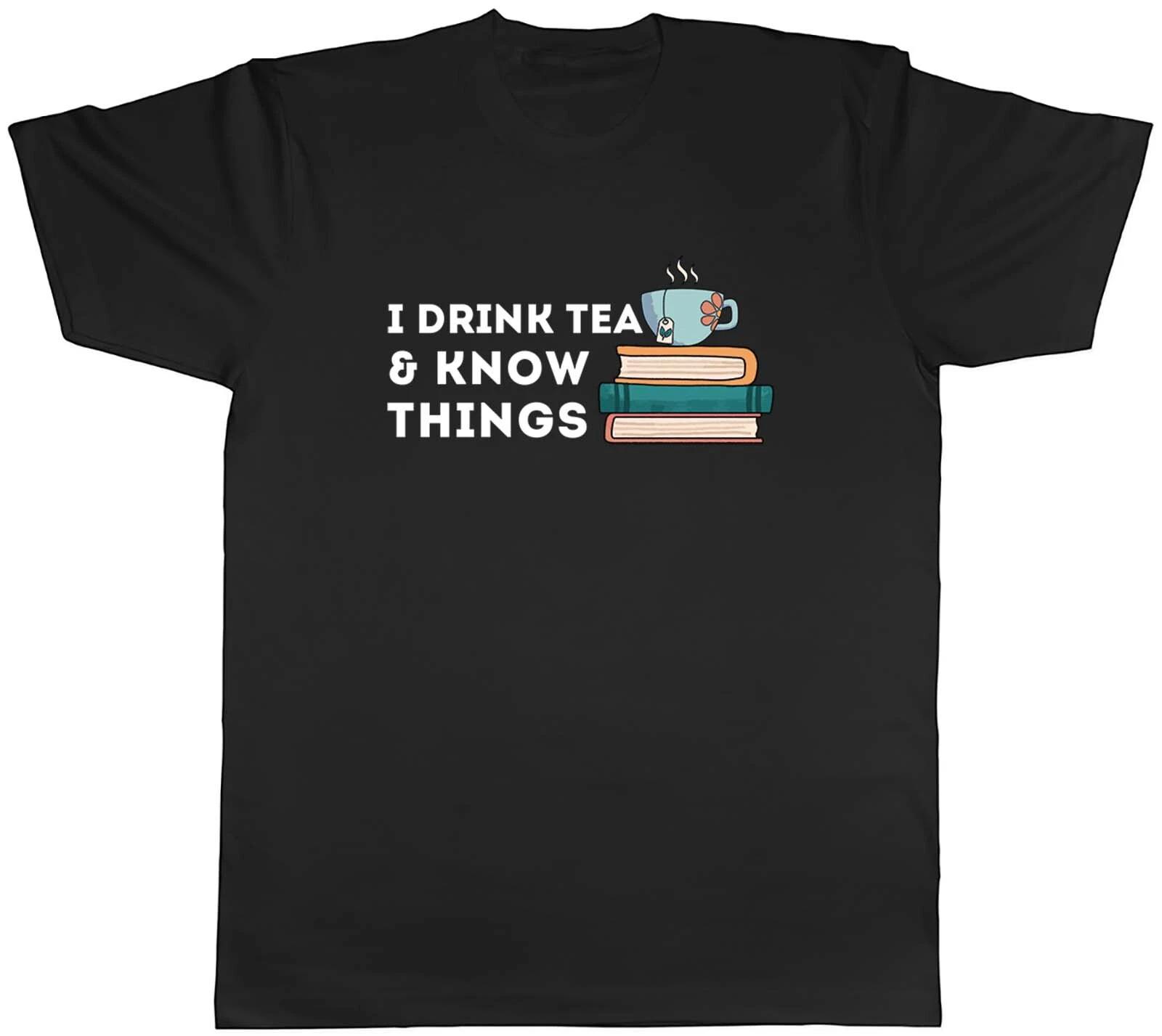 Funny Tea Mens T-Shirt Tea Drinking Drinker Tea Lover Unisex Tee Gift XXL