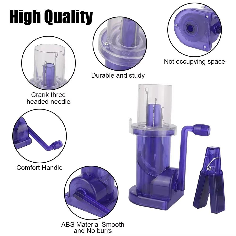 Kreatywny Przenośny Maszyna do Robienia na Drutach DIY Ręcznie Robione Rzemiosło Bransoletka Narzędzie do Tkactwa Ozdabiaj Ręcznie Robiona Krosno Szpulka Dziewiarka