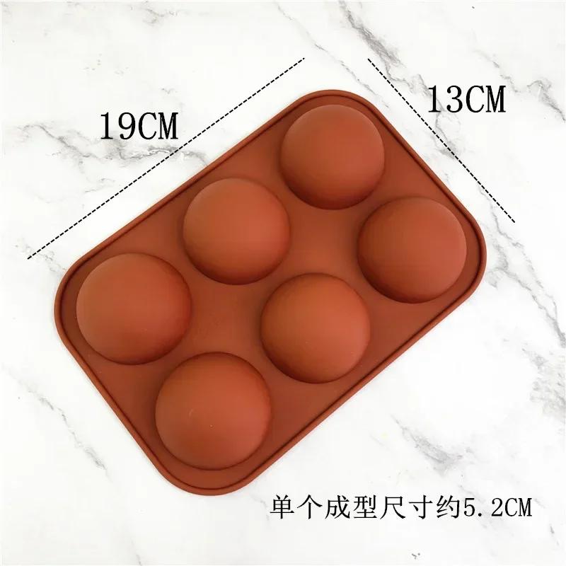 

3D Ball Round Half Sphere Silicone Molds for DIY Baking Pudding Mousse Chocolate Cake Mold Kitchen Accessories Tools