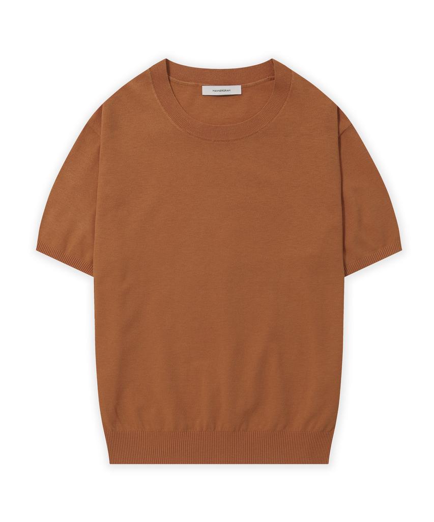MANNERGRAM Technova Solis Round Short Sleeve Knit - 6 Colors (Type B)