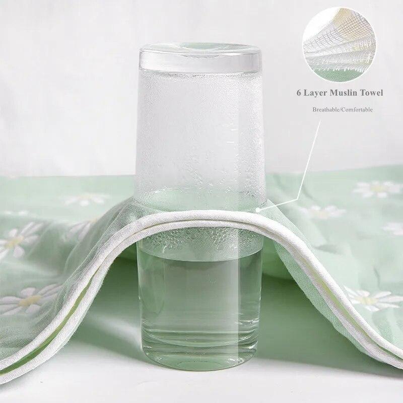 Chiffon Towel, 6-layer Cotton Duvet, Adult and Children, Double Bed, Air Conditioner, Fine Duvet, Extra Large Bedding