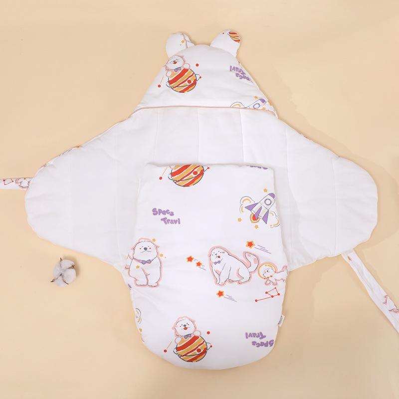 Schmetterling Neugeborenen Puckdecke, Reine Baumwolle, Ganzjahres-Schlafsack