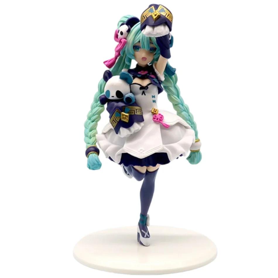 Anime Hatsune Cat Miku Figure PVC Model Anime Beautiful Girl Lovely Table Decorations Figure Birthday Gift Anime Merchandise