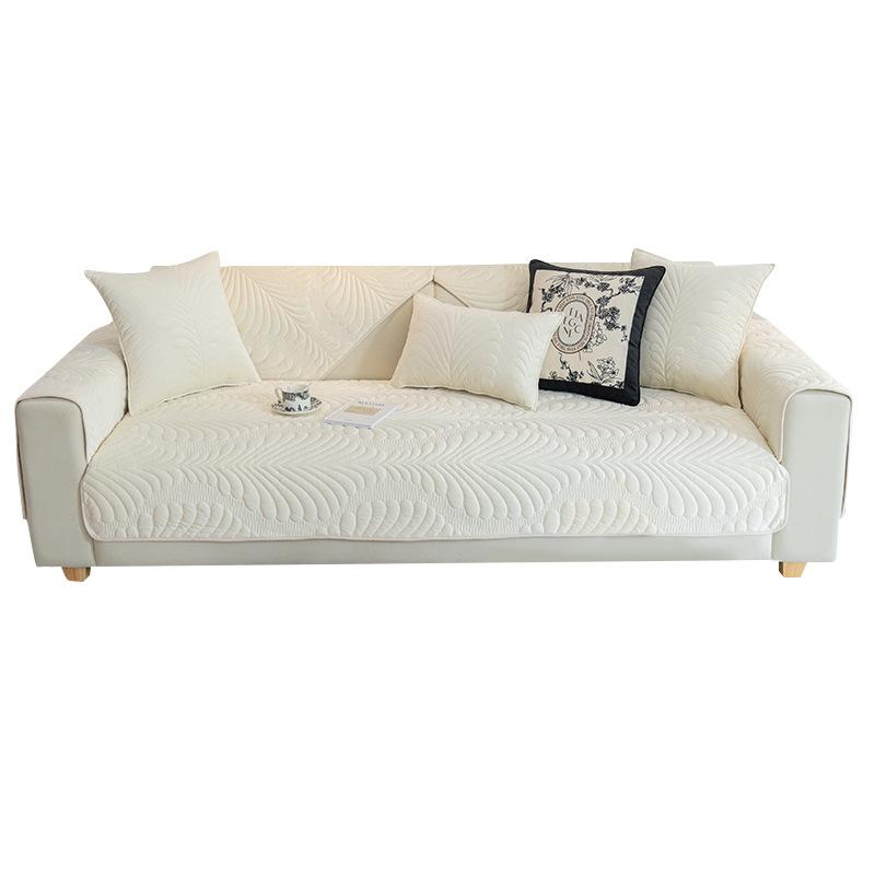 Nordic Crystal Velvet Sofa Cushion Four Seasons Universal New Sofa Cushion Cream Feeling Non-Slip Sofa Cover Cover Towel