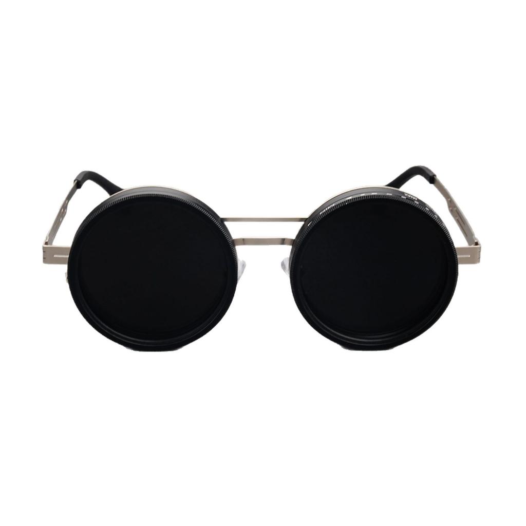 New multi-speed adjustable dimming rotating sunglasses fashionable retro personalized steampunk style UV-proof sunglasses