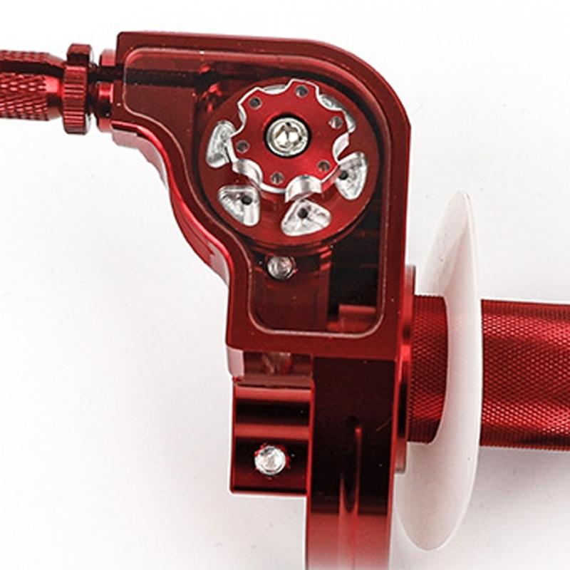 Universals Motorcycle Handlebar Grip 22mm Aluminum Throttles Controls Ergonomic Design For Smooth Cycling