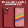 Strap Phone Case For iPhone 16 14 15 Plus 12 13 Mini 11 16 Pro X XR XS Max 16E SE Lanyard Liquid Silicone Protector Soft Cover