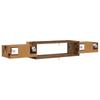 Wall Mounted TV Cabinet Wall Bracket Reclaimed Wood