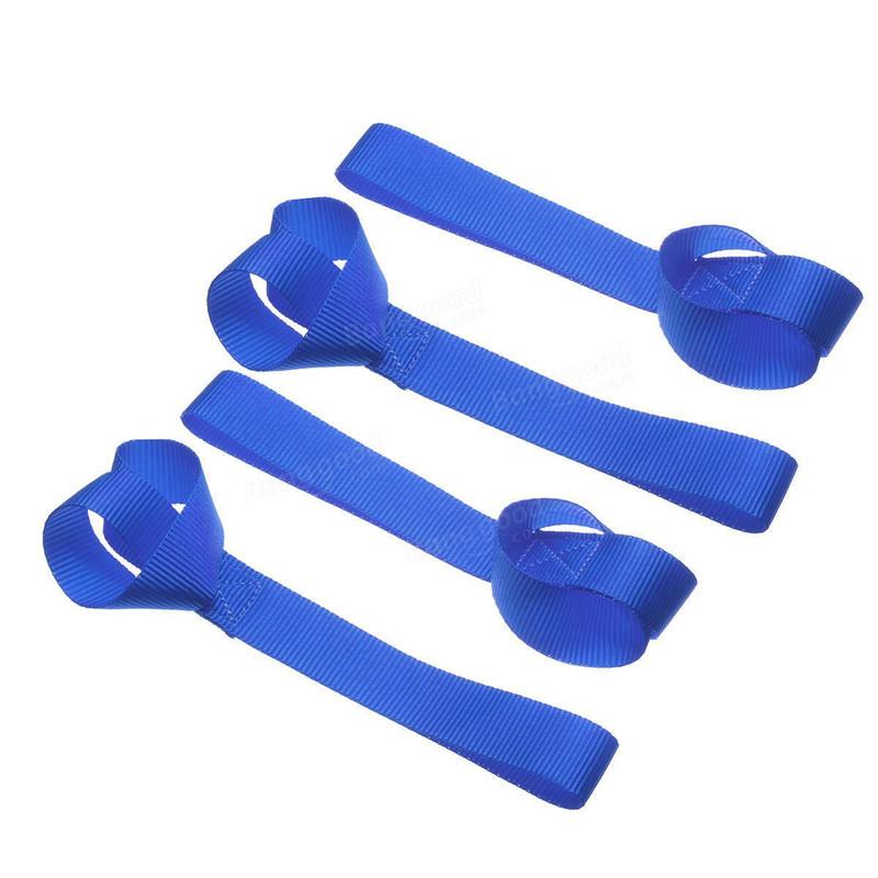 4pcs 40.5cm Soft Loop Tie Down Straps For Securing Cargo ATV UTV Motorcycles Scooters Dirt Bikes Lawn Garden Equipment