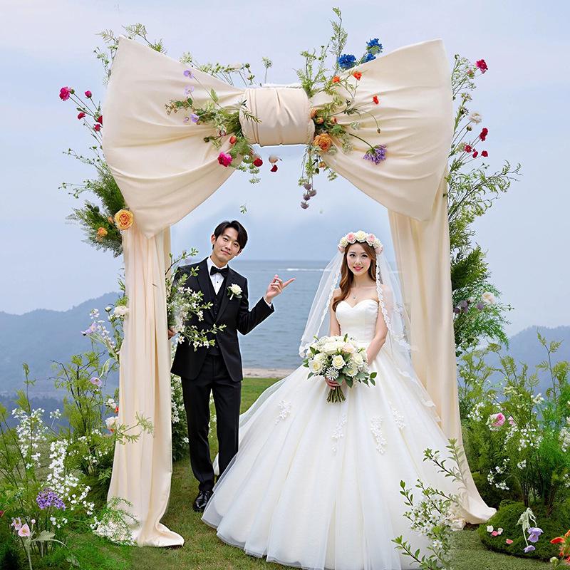 Extra Large Bow Decoration for Wedding, Engagement, Birthday, Party, Photography, or Window Display