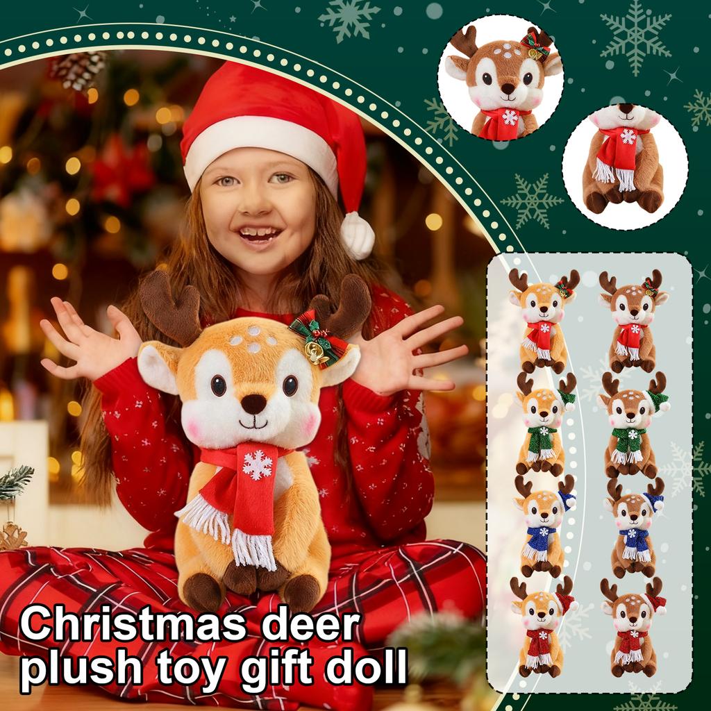 Christmas Deer Doll Plush Toy Gift Doll (without Label)