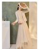 Winter 2026 Chinese Embroidery Lace-up Wool Coat & Vest Set