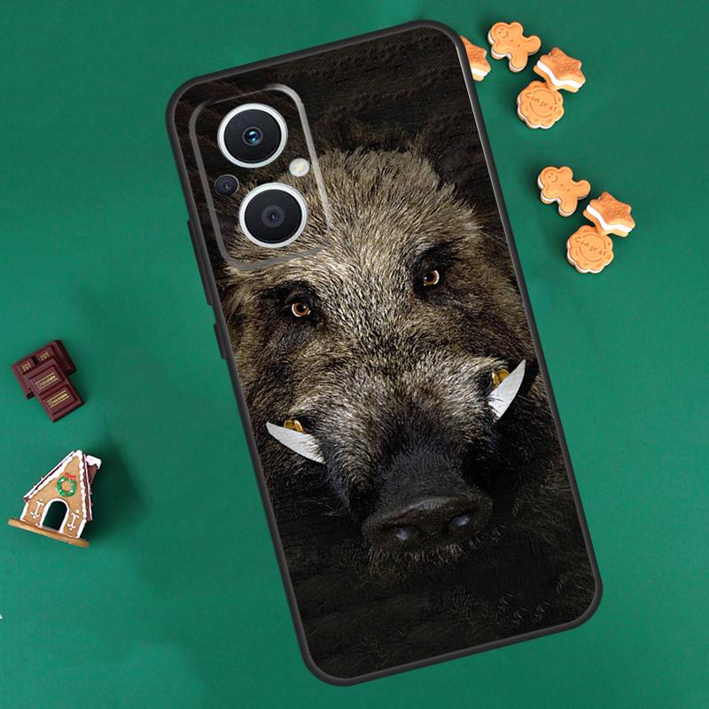 Wildschwein Hülle Für OPPO Reno 8 7 Lite 14 13 12 11 F 10 Pro 8T Hülle Für OPPO Find X8 X6 X5 X9 Pro Hülle