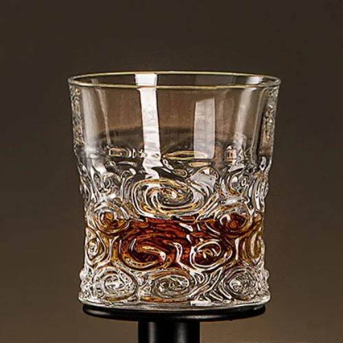 

300 мл стеклянные хрустальные кружки креативный бокал для вина с рельефным узором кружка для напитков бар вечеринка виски пивной бокал прозрачный бокал для бренди 300ml