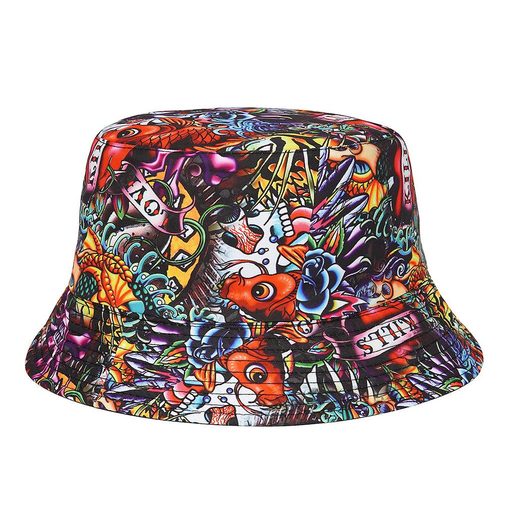 New Designer Fashion Unisex Reversible Custom All Over Print Bucket Hat Pattern
