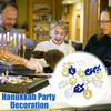 50 Pcs Hanukkah Decoration Non-woven Party Adorn Christmas Sto Table for Decorations Ornament Decorate Centerpiece