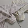 Women's Cursive Summer Kerchief Checkered Hat