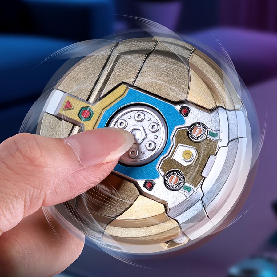 Non-Toxic Finger Spinner Fidget Toys Transform Sensory Creative Antistress Toy Finger Gyro Gift Transforming Chain Robot Spinner