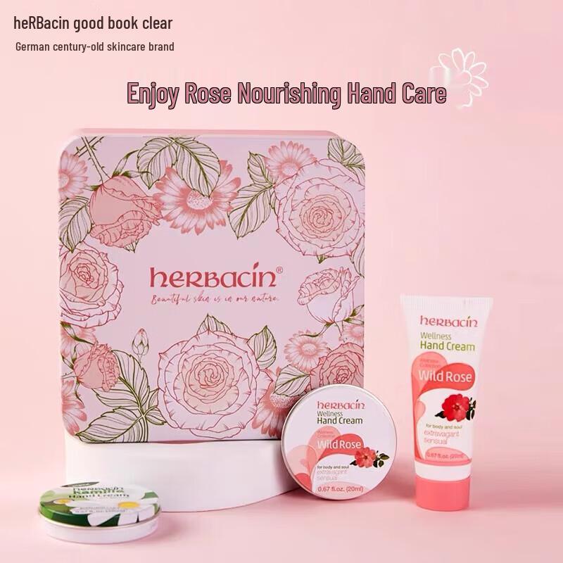 Herbacin Kamille Rose Hand Cream Set