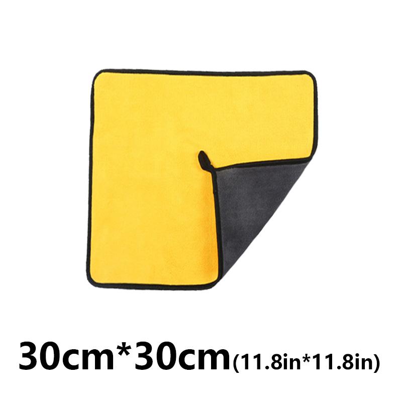 

Микрофибра для мытья автомобиля Доступно несколько размеров Очень большой размер Детейлинговые полотенца для мытья кузова автомобиля Двухслойные полотенца для чистки