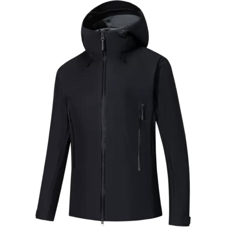 Anta Outdoor Series Hooded Zipper Solid Color Water-Resistant Jacket Women jackets 162620628-1 S