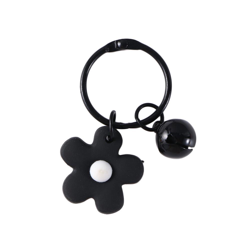 Elegant Girls Korean Candy Color Women Fashion Jewelry Key Ring Bag Pendant Flower Keychain
