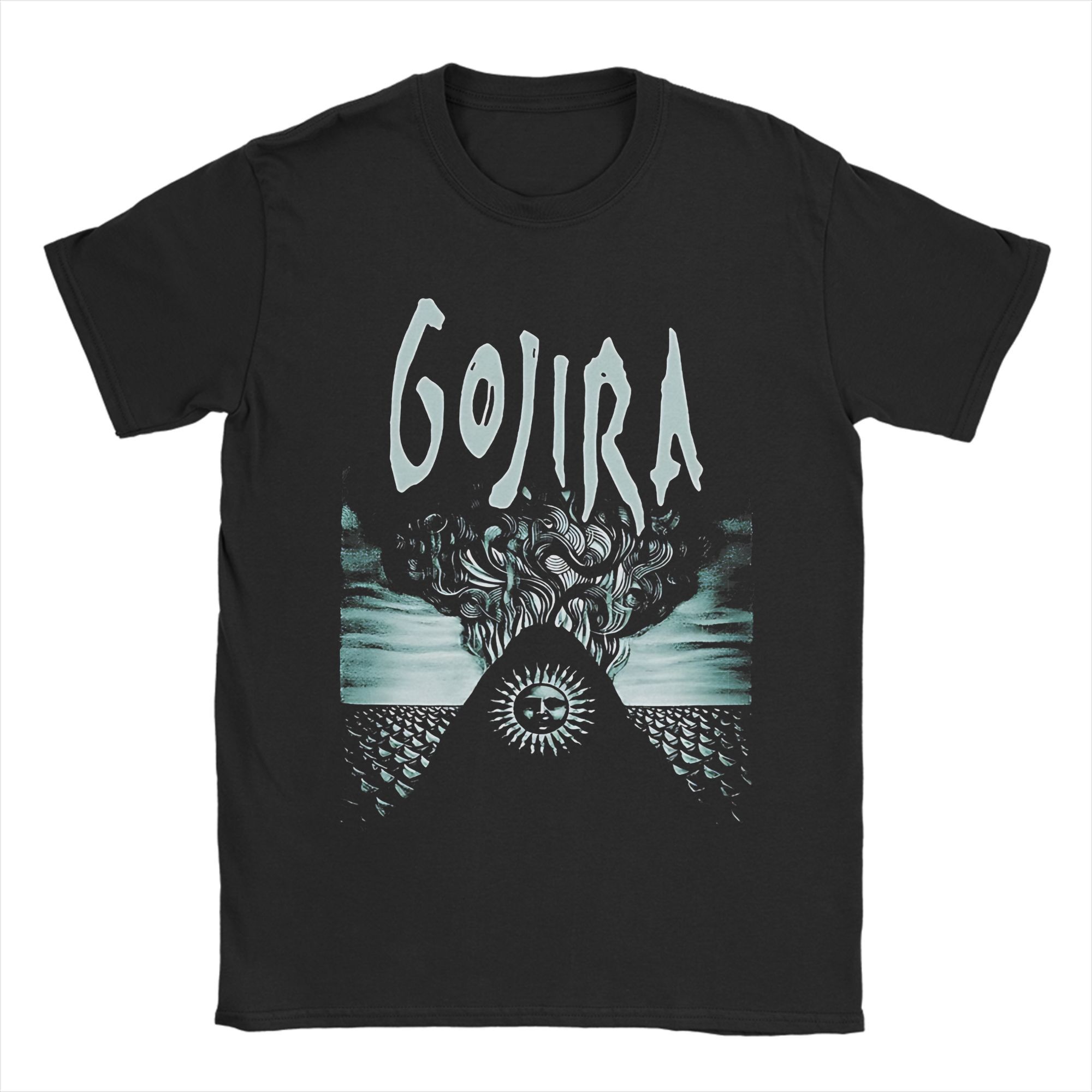 

Fashion Gojiraed Heavy Metal Band T Shirt For Unisex 100% Cotton Tee Shirt Short Sleeve Clothes 4XL