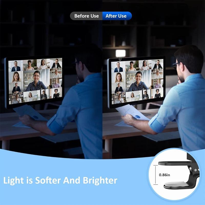Rechargeable LED Selfie Ring Fill Light Portable 5V USB Live Warm/white For Smart Phone Makeup For/computer Clothing Photography