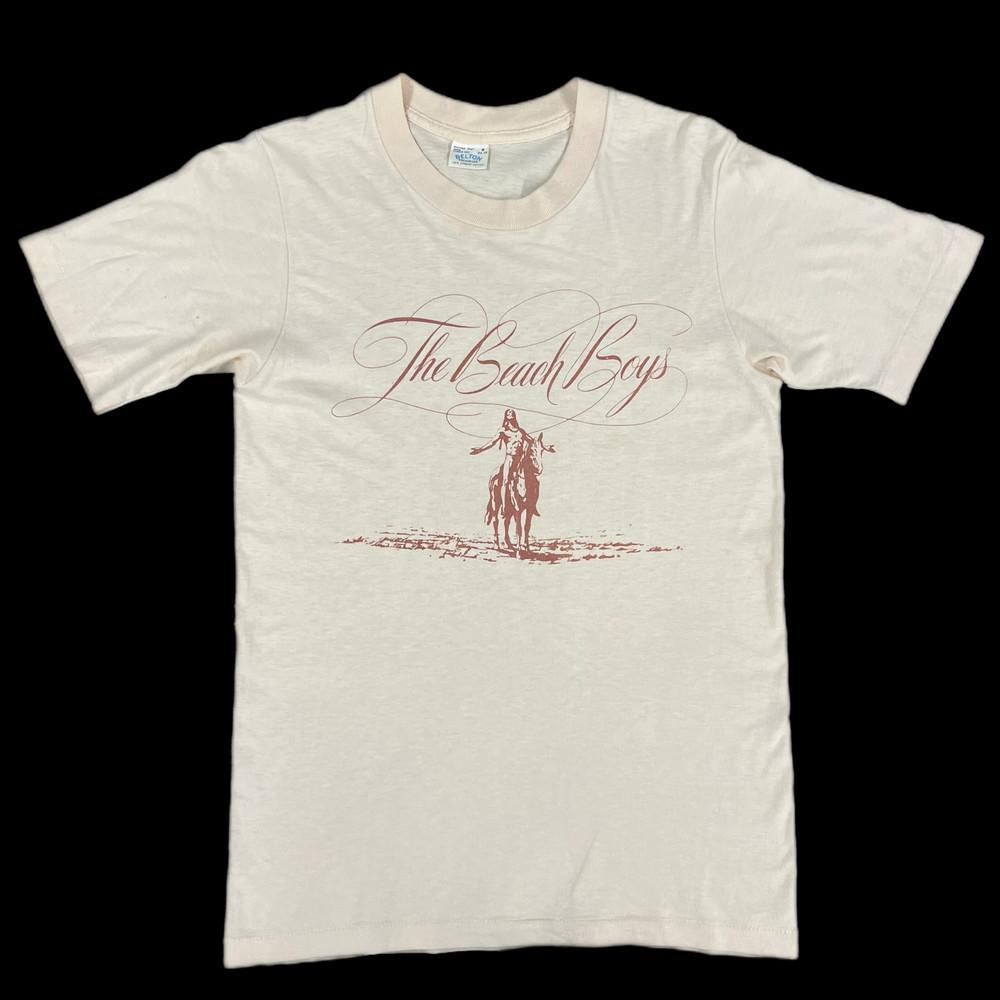 Футболка унисекс The Beach Boys Band Native Horse Natural Размер S-5XL S
