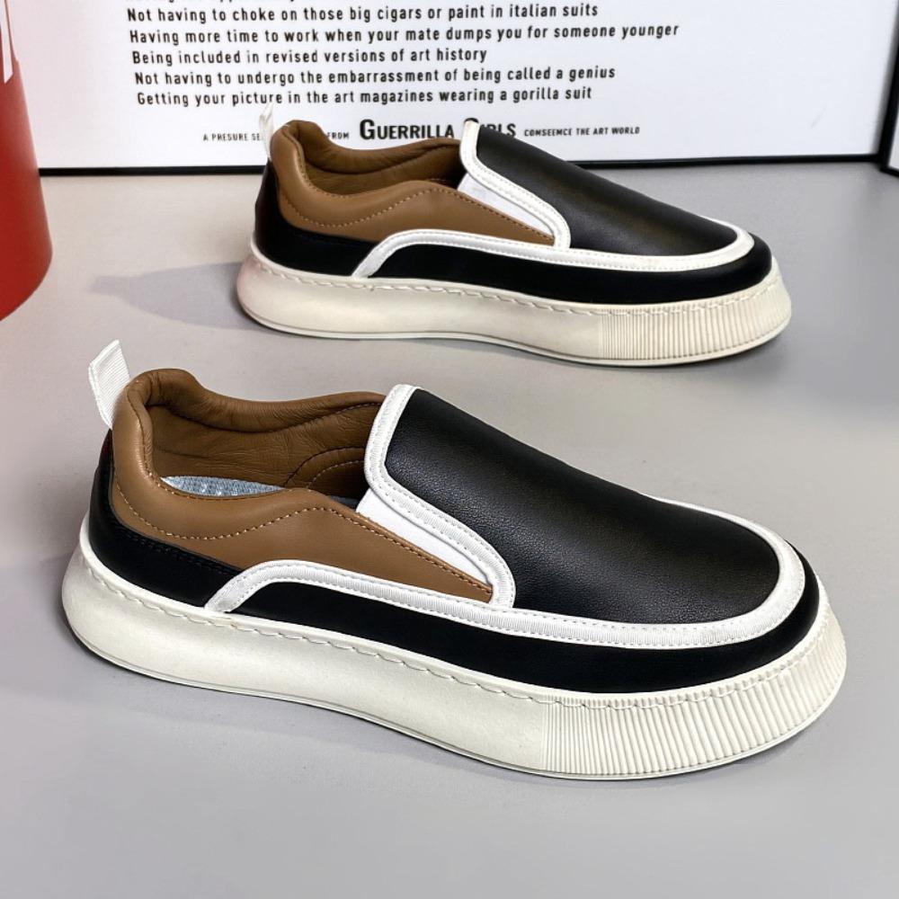 Fashion Men's Casual Shoes Low Cut Men's Board Shoe Trendy Versatile Shoes Men's Casual Leather Shoes Loafers Mocasines Hombre