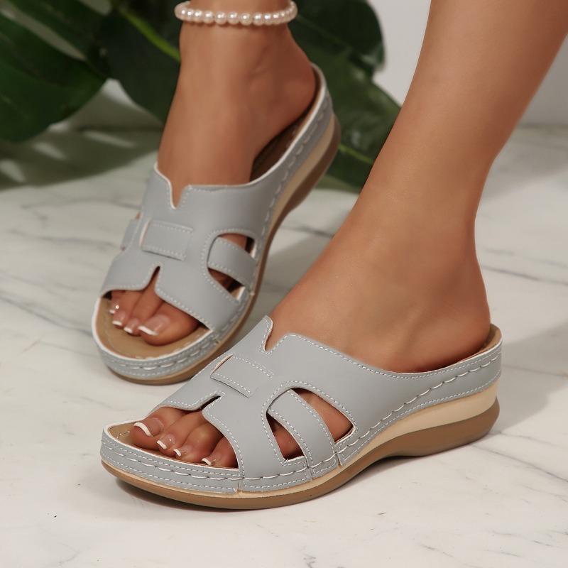 Wedges Sandals For Women Summer Slippers With Arch Support Comfortable Sandals Female