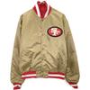 STARTER 90's USA Made NFL 49ers Stadium Jacket Jacket L Red X brownUsed