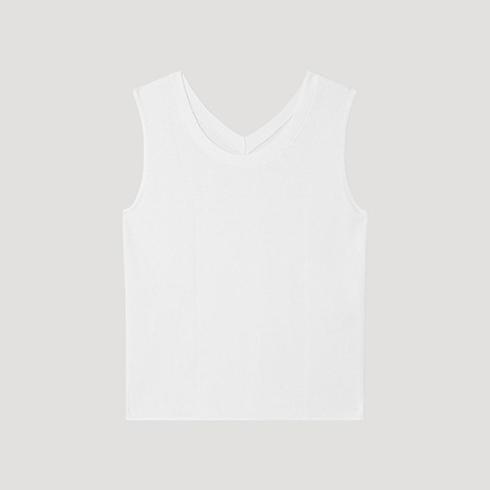 

[She S miSS] Two Way SleeveleSS Knit SSkpop22020 Iv Ivory/55