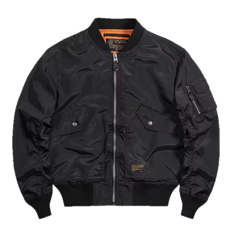 Men's Retro Air Force MA1 Pilot Jacket - Trendy Military Baseball Outerwear for All Seasons