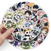 50 Jujutsu Kaisen Waterproof Stickers: Popular Anime for Tablets, Water Bottles, Journals
