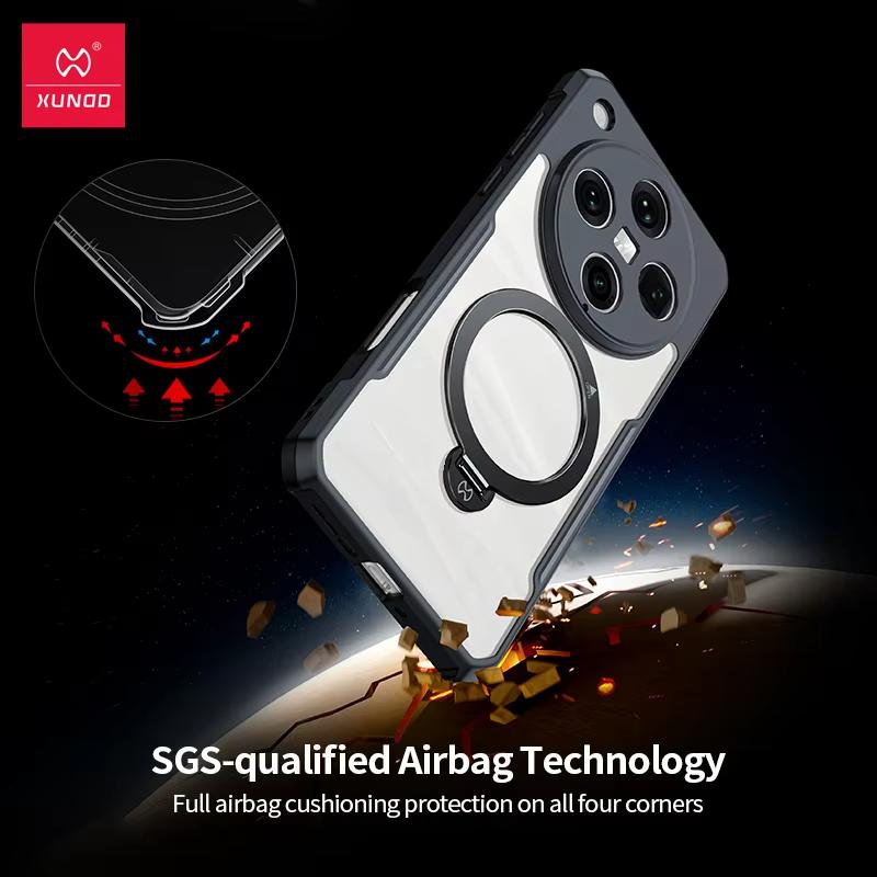 For Oppo Find X8 Ultra Case Xundd Casing Luxury Phone Cover With Rotatable Magnetic Holder Stand