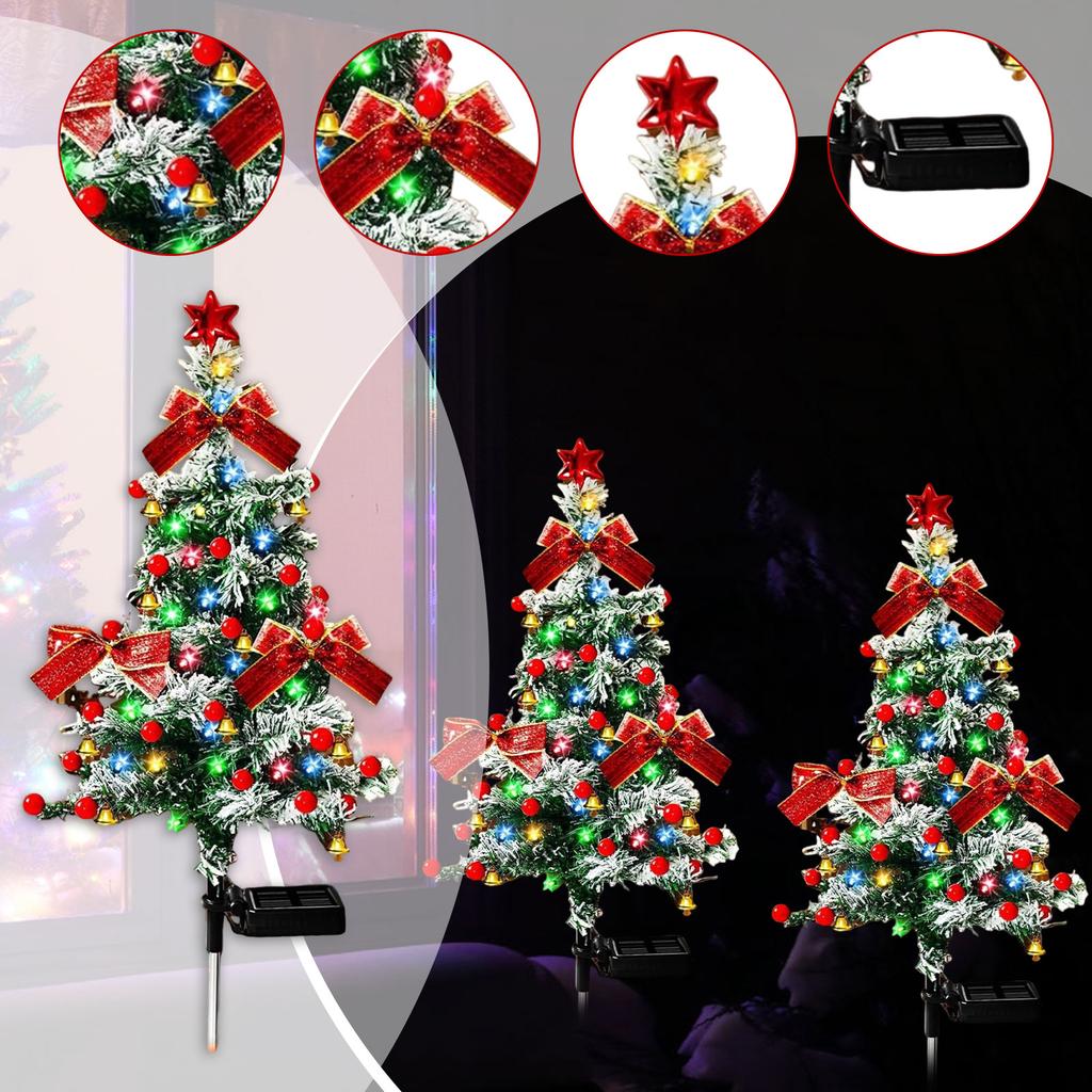 Solar Christmas Tree Lights, 40LED-Lights Solar  Christmas Lights, Outdoor Garden Decoration Light, Solar Christmas Decorations, For Patio