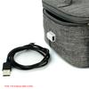 USB Heating Lunch Box Bag Electric Lunch Bag Oxford Cloth Insulated Food Bag Waterproof Large Capacity for Travel Office
