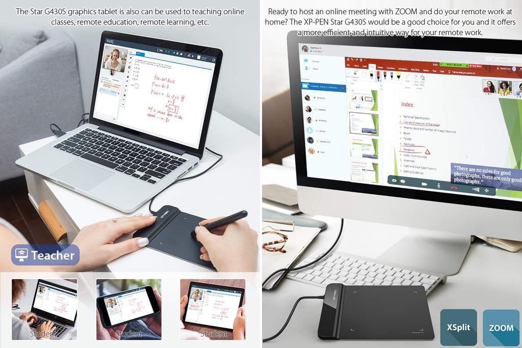 XP-Pen G430S OSU Tablet, Ultra-Thin 4" x 3" Graphics Tablet, Digital Pen Tablet for OSU! (8192 Pressure Levels)