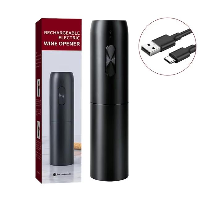 5 In1 Electric Wine Opener USB Rechargeable Wine Corkscrew One-click Button Automatic Bottle Opener For Party Wine Accessories